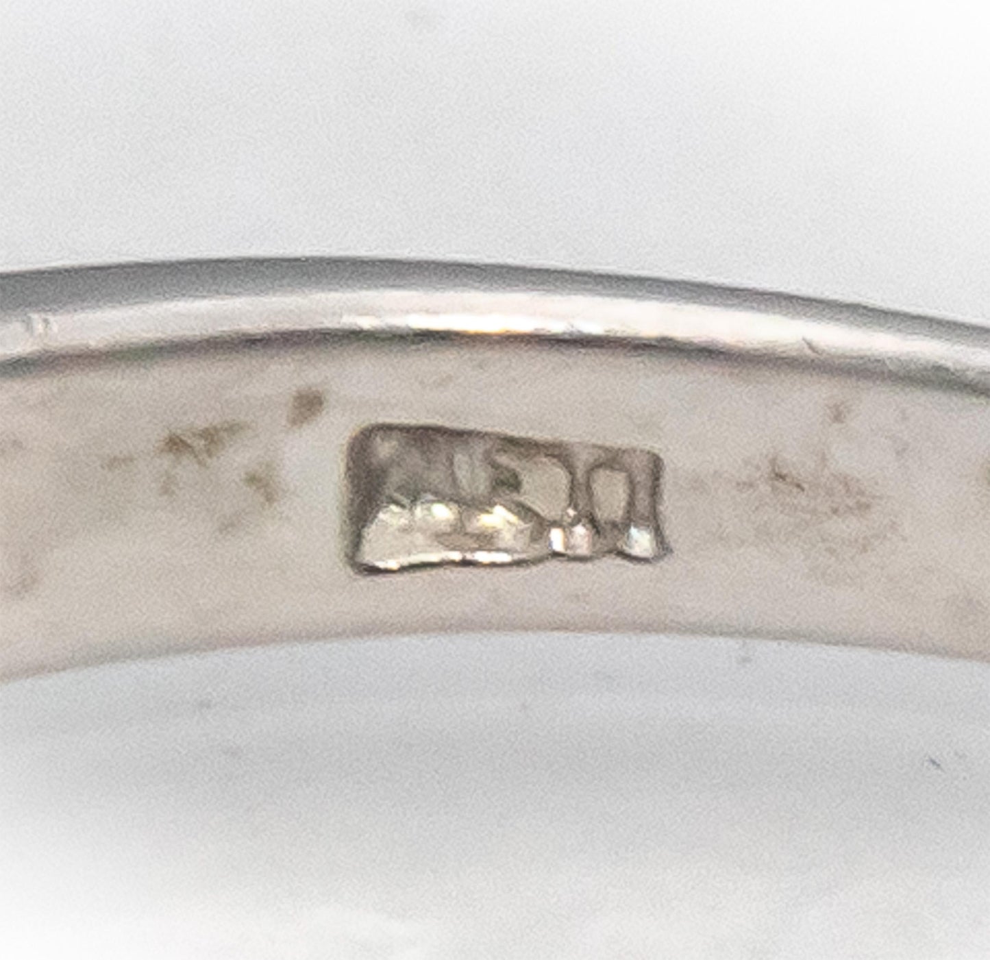 14k White Gold Round Diamond Band Ring 0.70CT Size 6