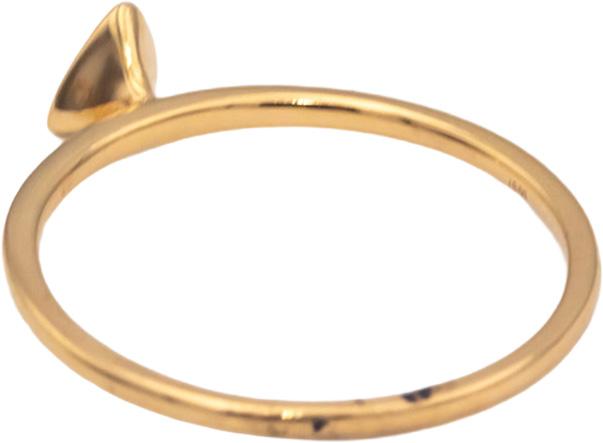 18k Yellow Gold VS Round Diamond Band Ring 0.07CT Size 7.25