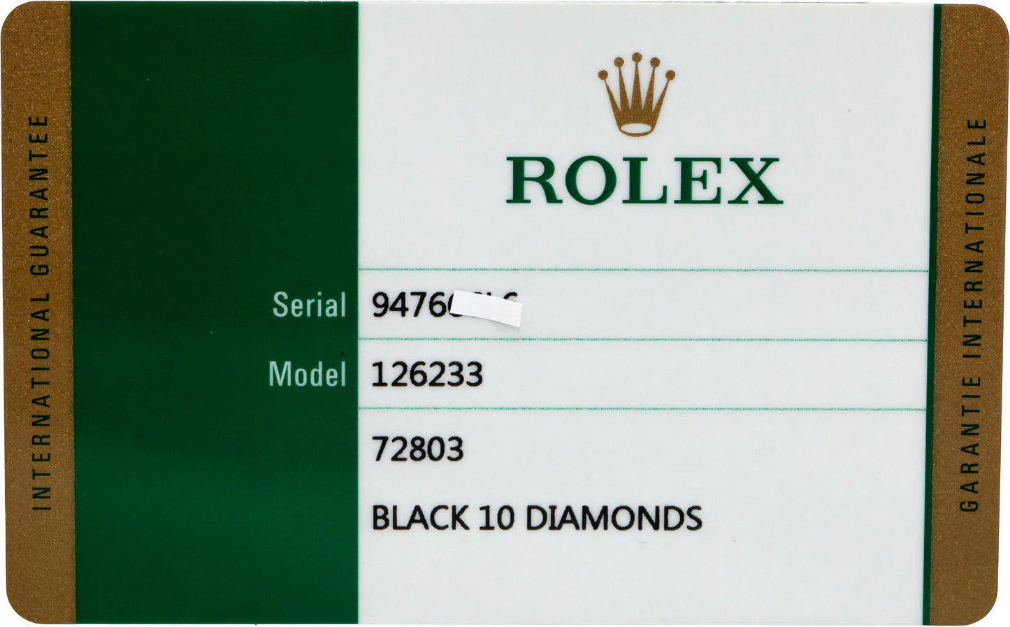 ROLEX 18k Gold Stainless Steel Datejust Black Factory Dial 36mm Watch Ref 126233