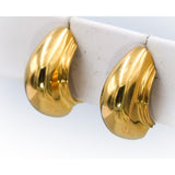 TIFFANY & CO. 18k Yellow Gold Paloma Picasso Vendome Half-Hoop Earrings