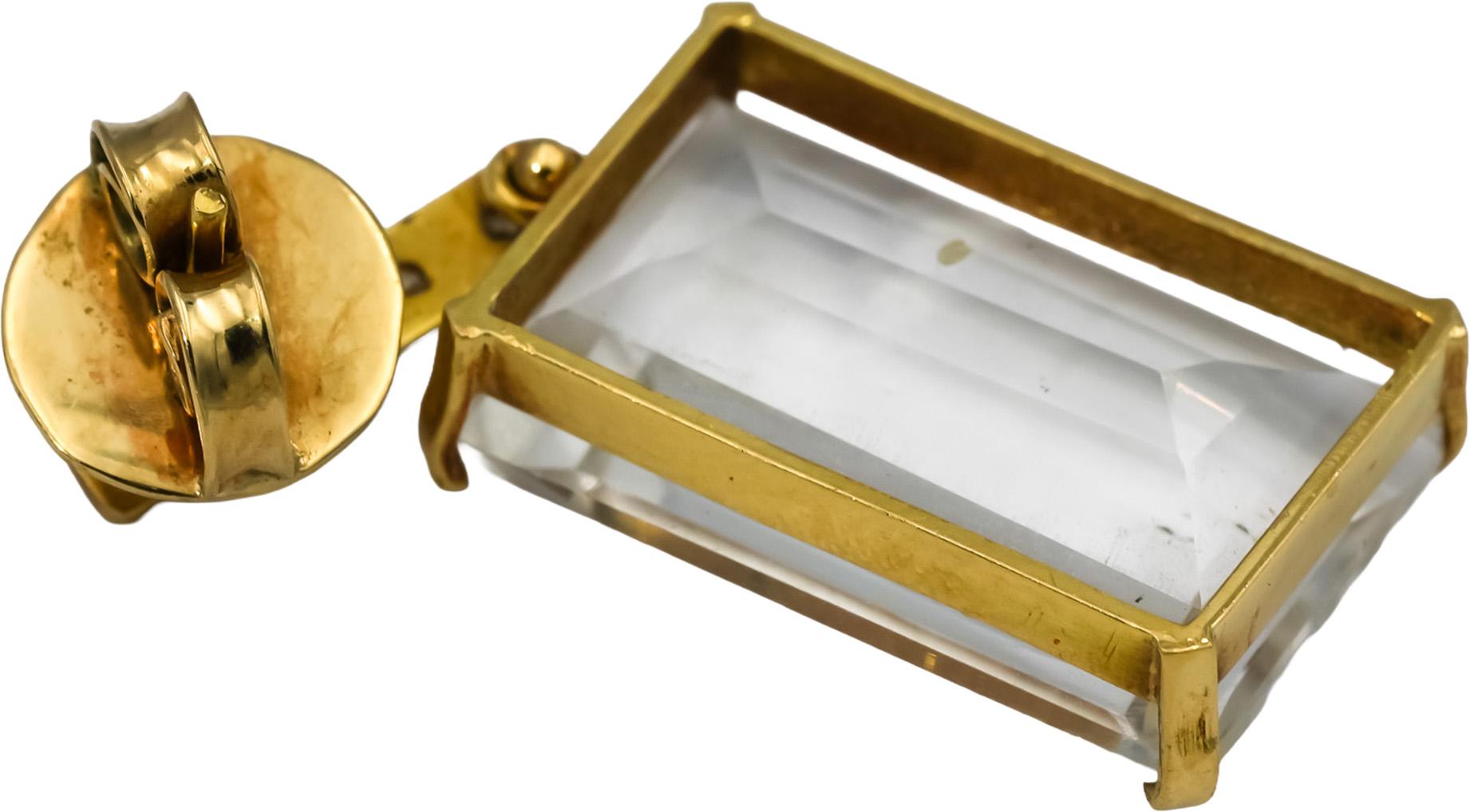 18k Yellow Gold Aquamarine and Diamond Drop Dangle Earrings 30.05CTW