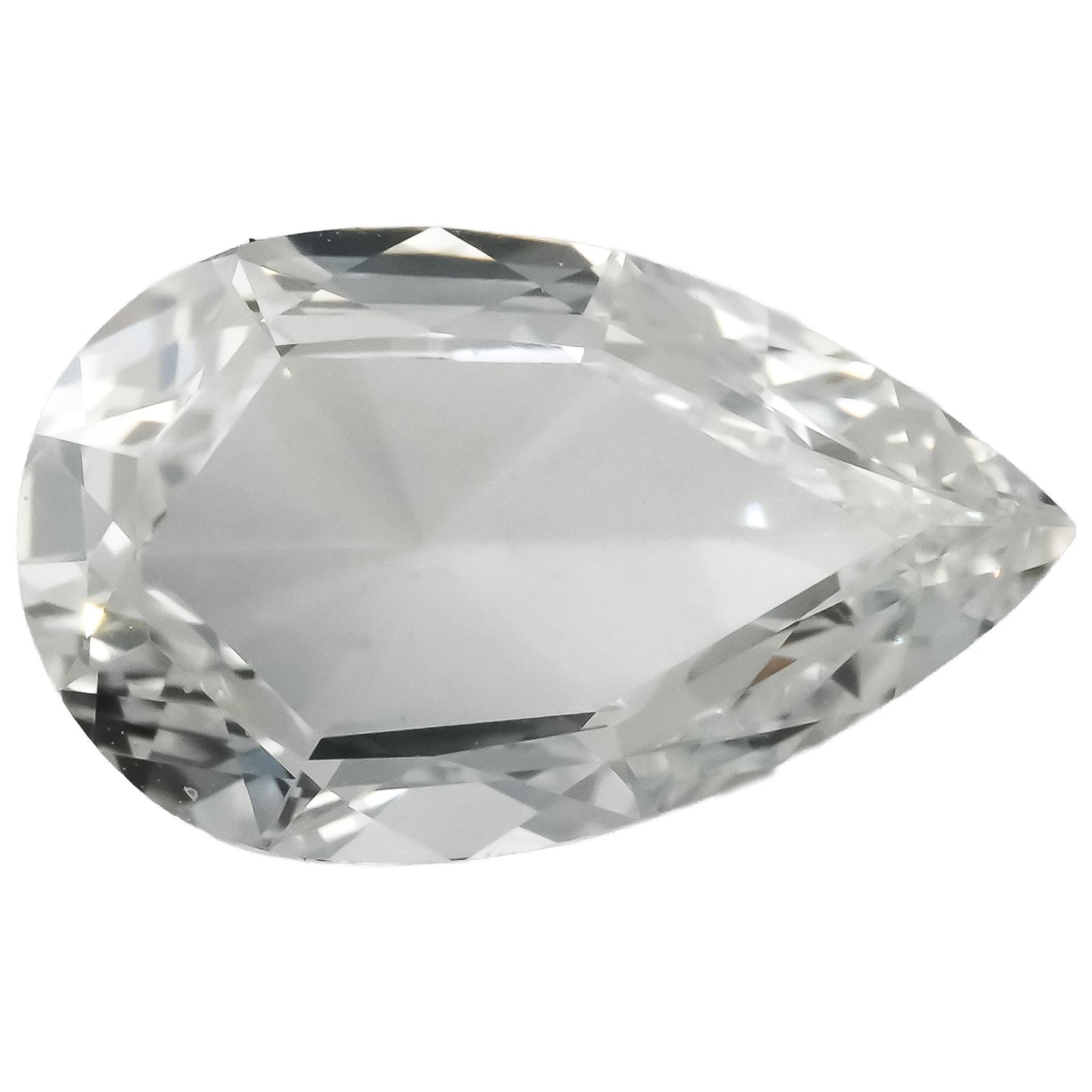 GIA Certified VS2/D Pear Brilliant Cut Diamond Loose Stone 1.52CT