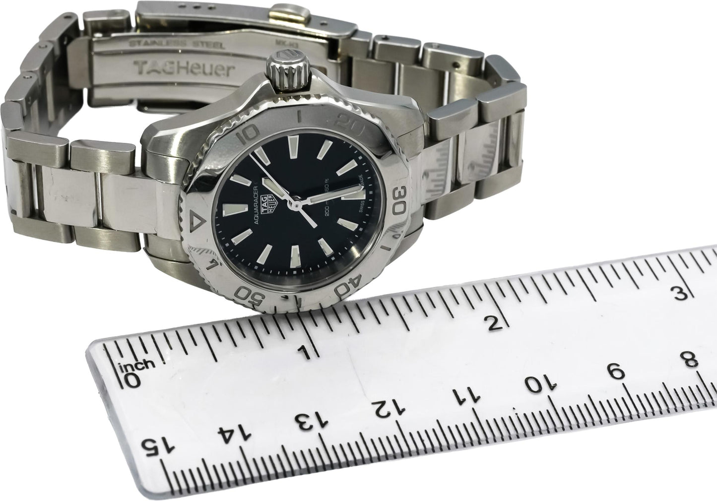 TAG HUER Stainless Steel Aquaracer Professional 200 Ladies Watch w/ Box & Papers