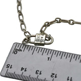 TIFFANY & CO. Sterling Silver 1837 Padlock Charm Necklace w/ Box 800.00 Retail