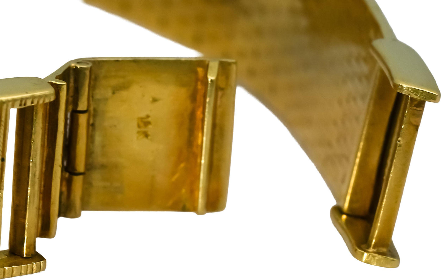 OMEGA Vintage 18k Yellow Gold De Ville Diamond Bezel Manual Ladies Watch .62CT