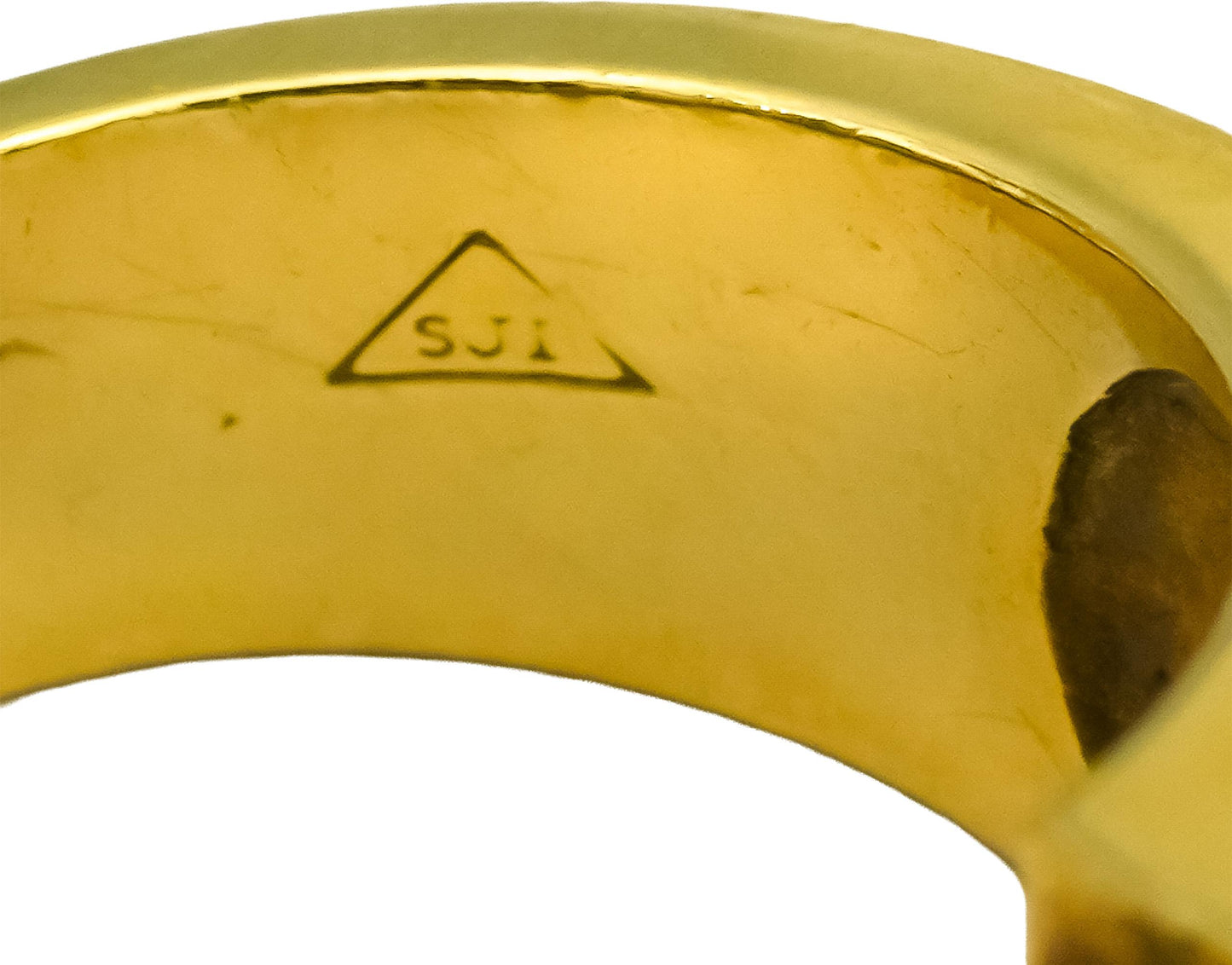 18k Yellow Gold VS diamond and Sapphire Cocktail Ring 2.50CT w/ .50CT Center