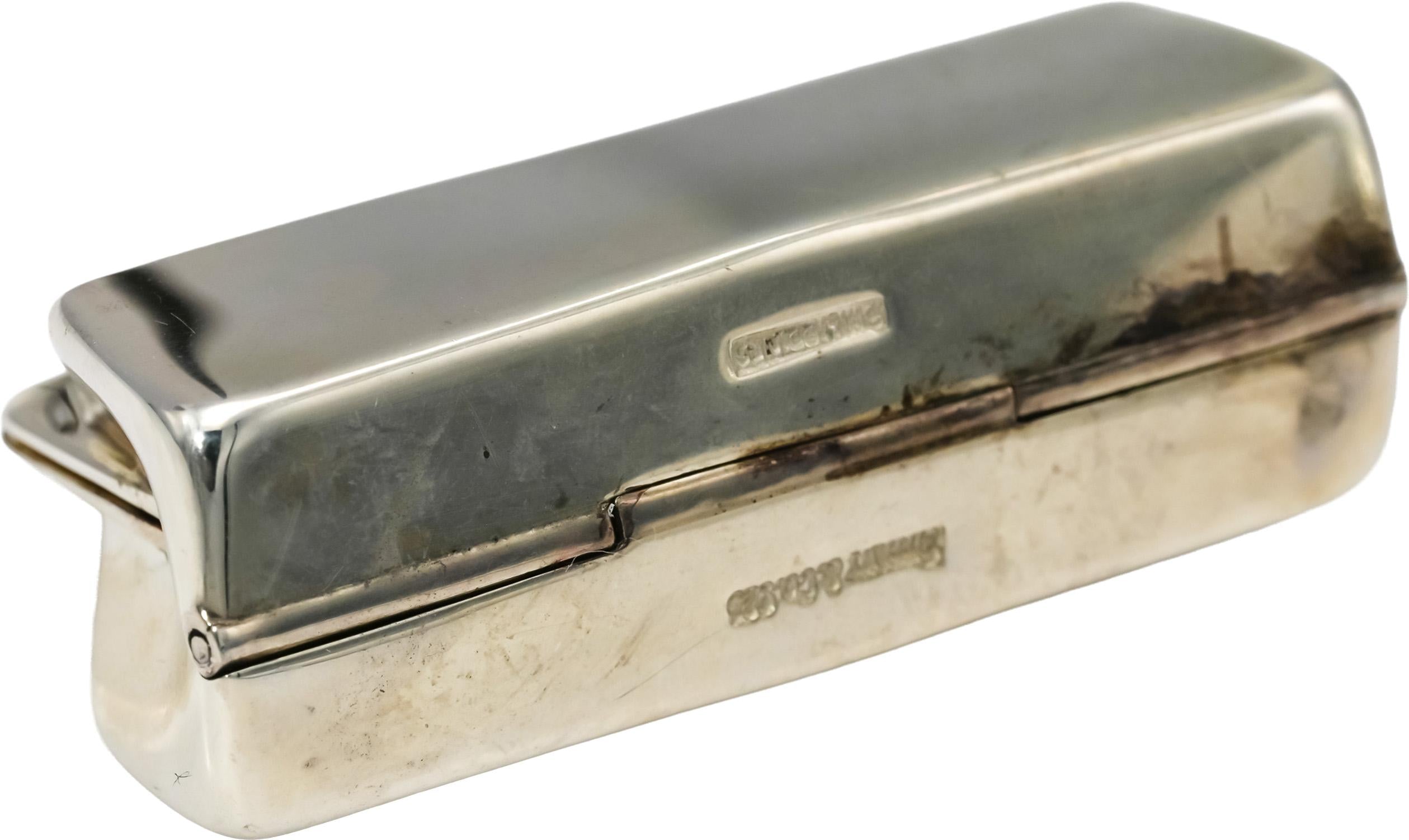 TIFFANY & CO. Sterling Silver Doctor's Bag Pill Box