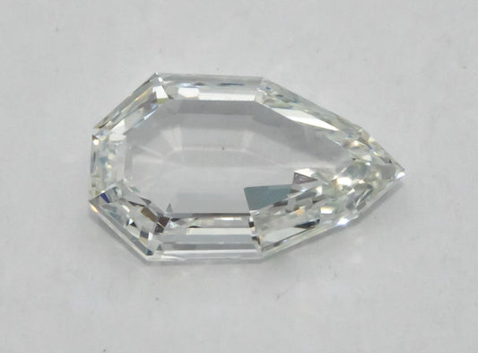 GIA Certified 1.31CT VS2/G Modified Pear Step Cut Loose Diamond w/ Report