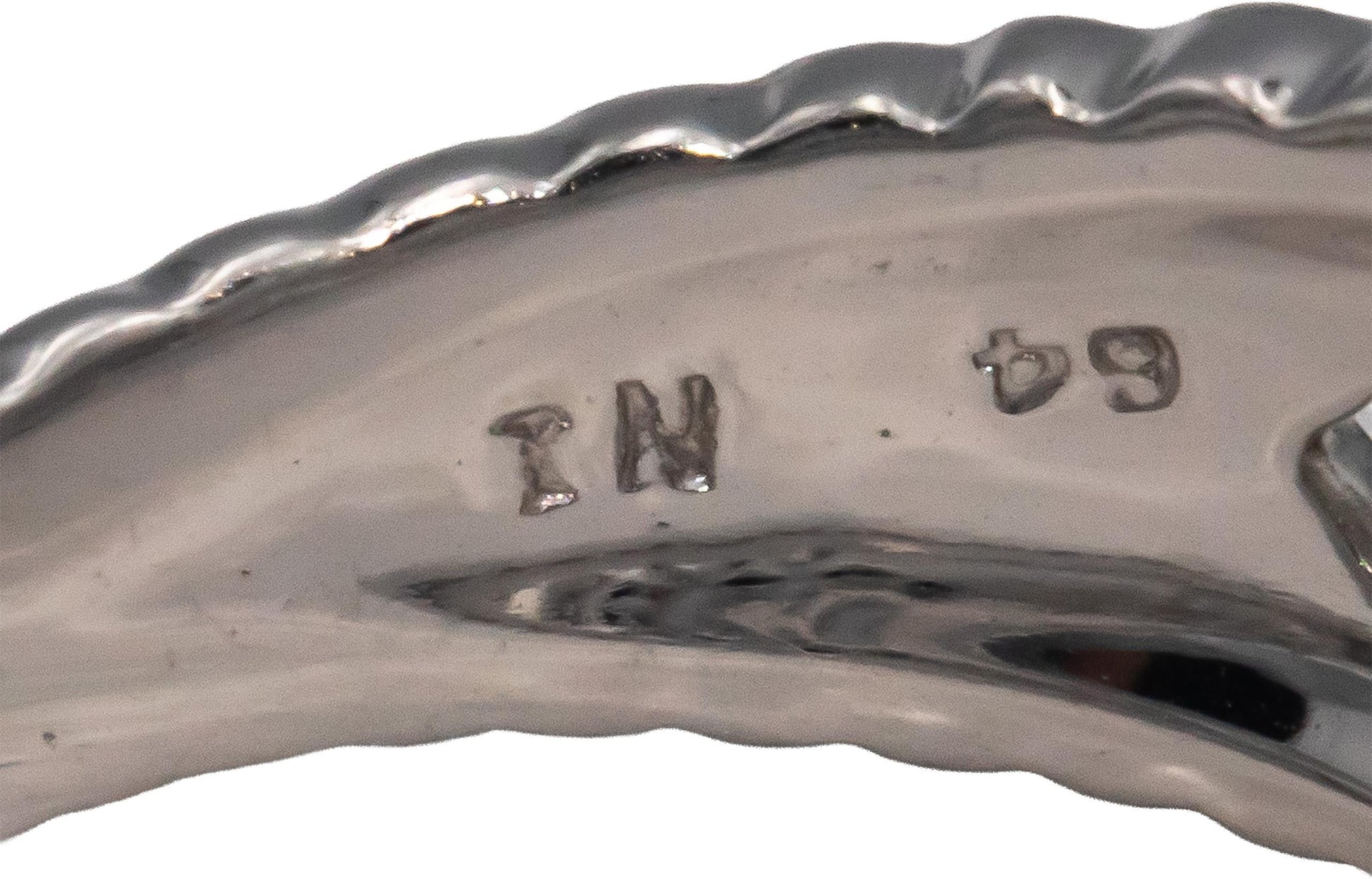 KALATI 14k White Gold 0.92CT Diamond and Tanzanite Ring Size 7.25