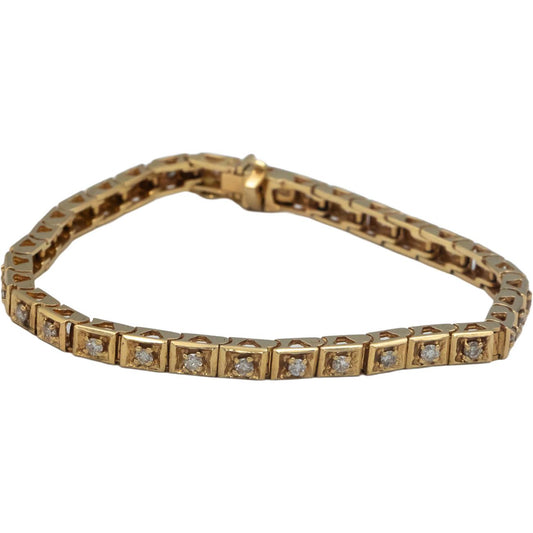 14k Yellow Gold Jewelry 0.95CT Round Cut Diamond Tennis Bracelet