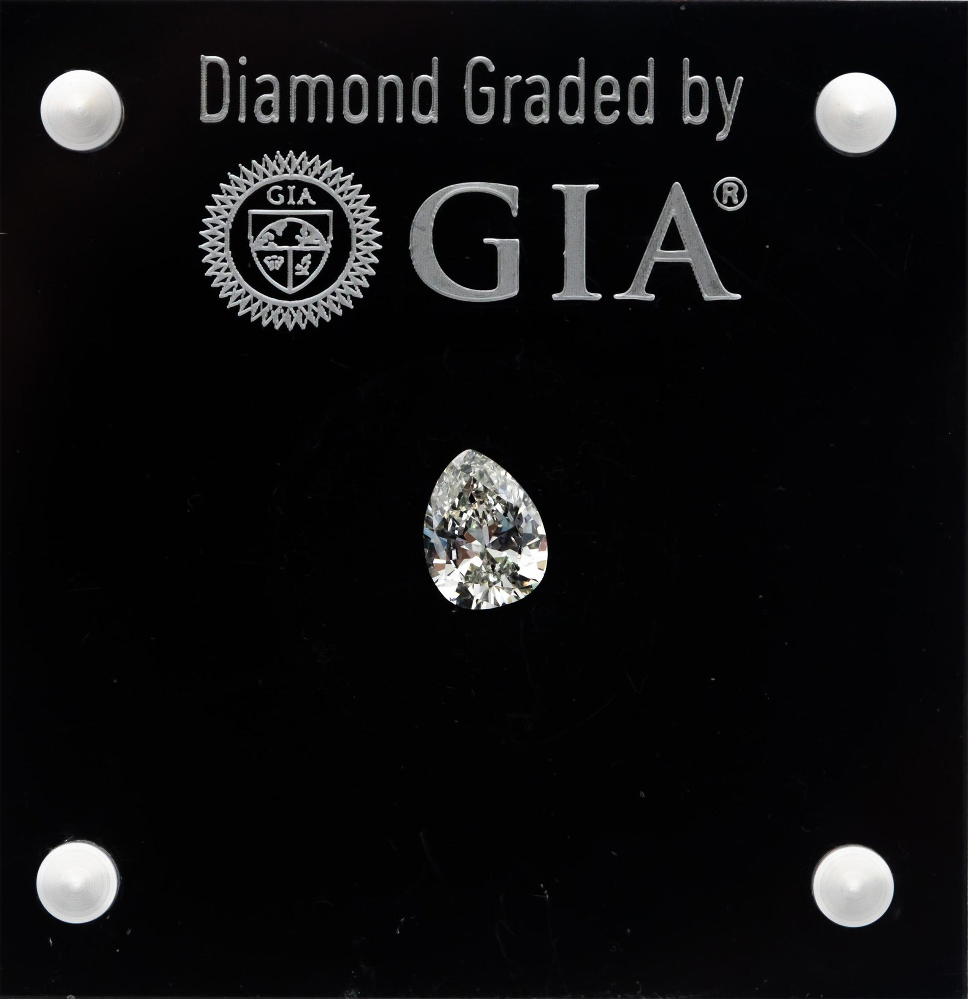 GIA Certified VS2/J Pear Brilliant Cut Loose Diamond w/ Report 1.03CT