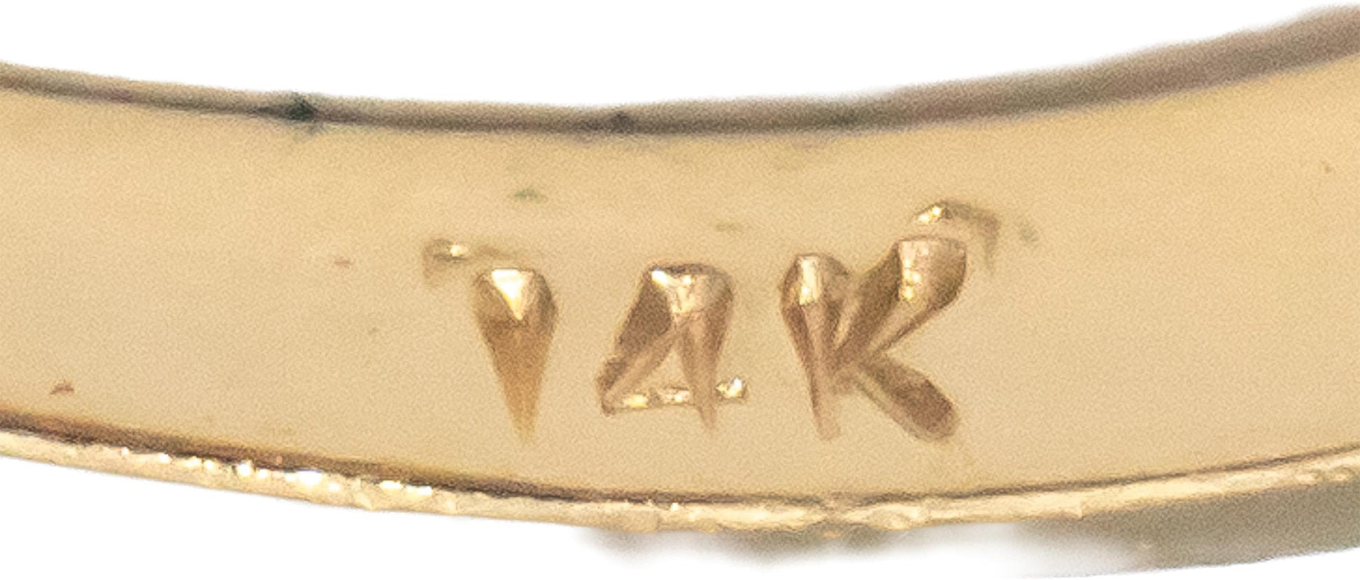 14k Gold 1.0CT VS Round and Marquise Diamond Ring w/ 0.45CT Center Size 5.25