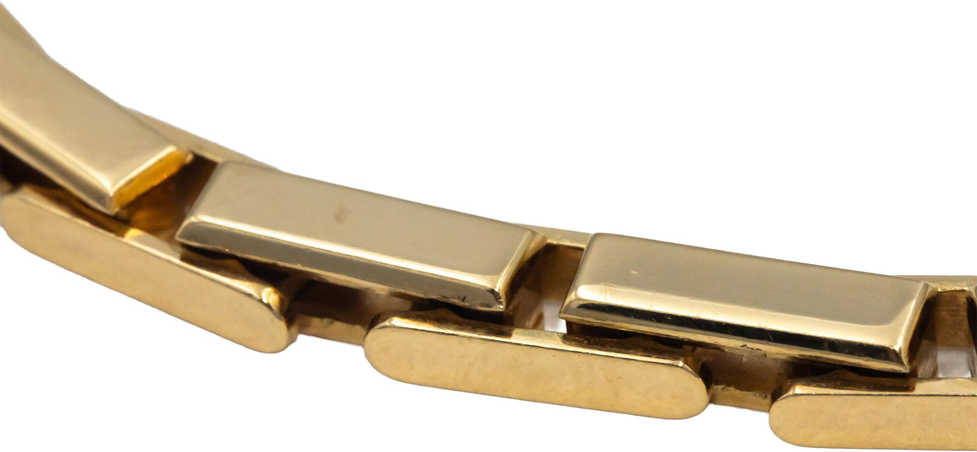 CARTIER 18k Yellow Gold Agrafe Collection Fancy Link Bracelet