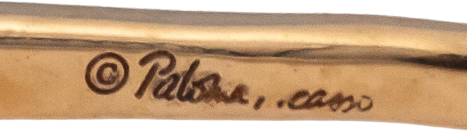 TIFFANY & CO 18k Rose Gold Paloma Picasso Graffiti Arrow Ring Size 3.25