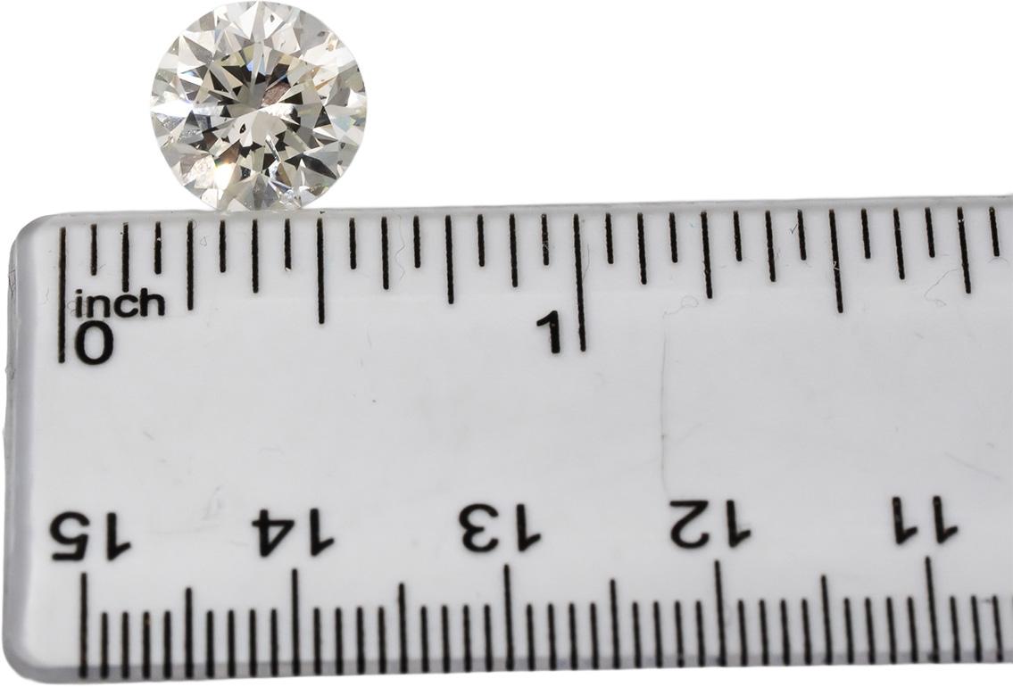 GIA Certified SI2/K Round Brilliant Diamond Loose Stone 4.98CT