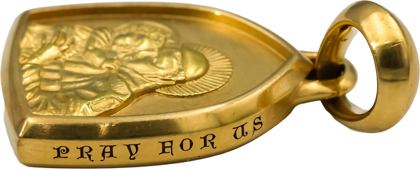 DAVID YURMAN 18k Yellow Gold St. Anthony Charm Pendant