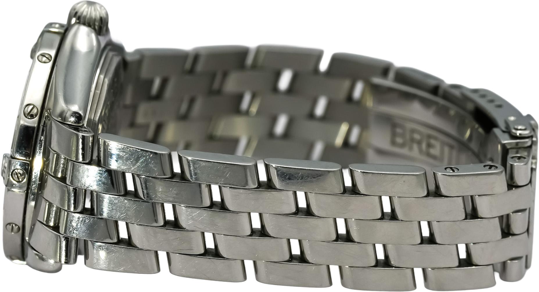 BREITLING Stainless Steel Callistino Factory Bezel Dial Quartz Watch Ref. A72345
