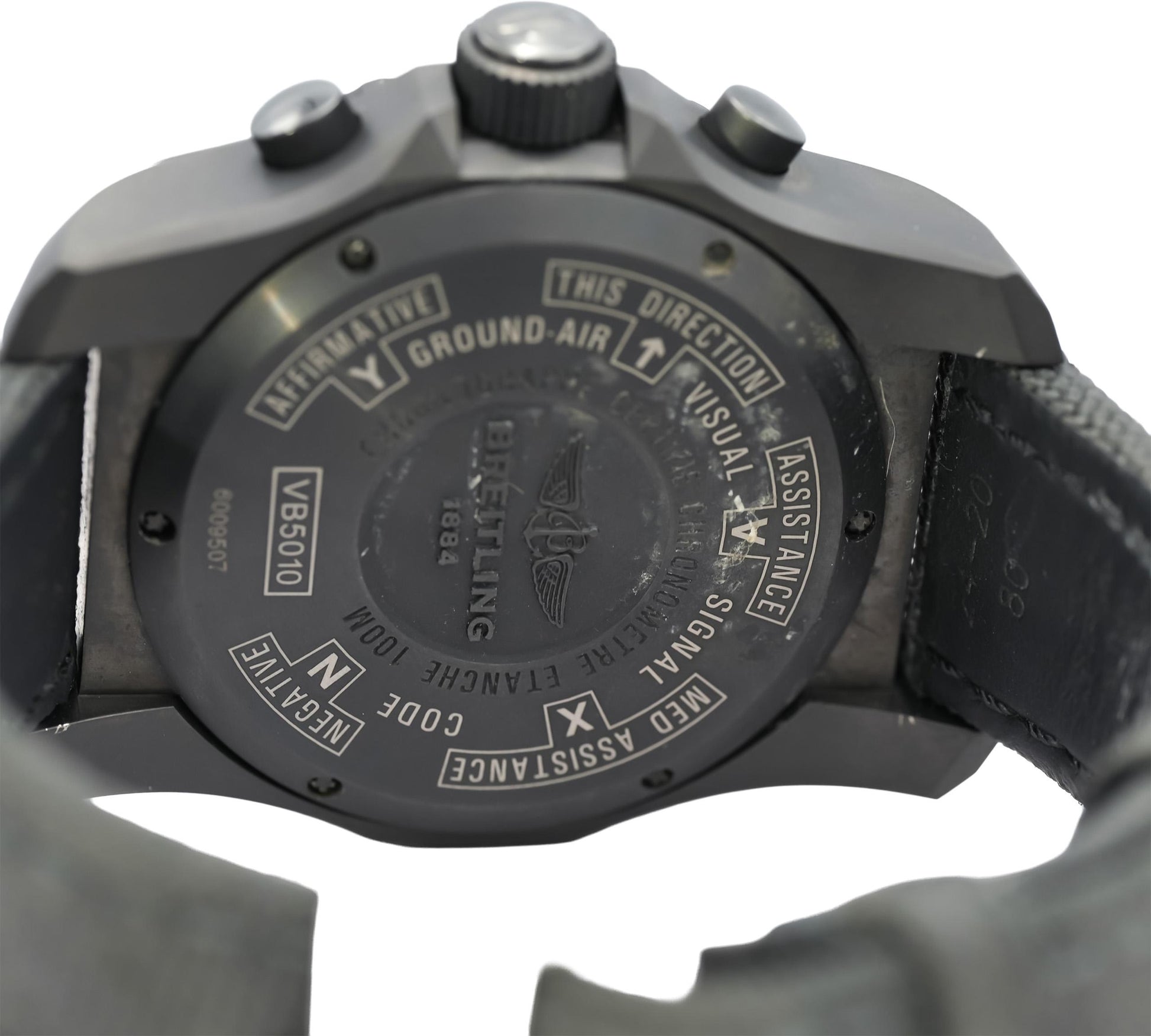 BREITLING Cockpit B50 Night Mission PVD Titanium Watch w/ Box & Papers