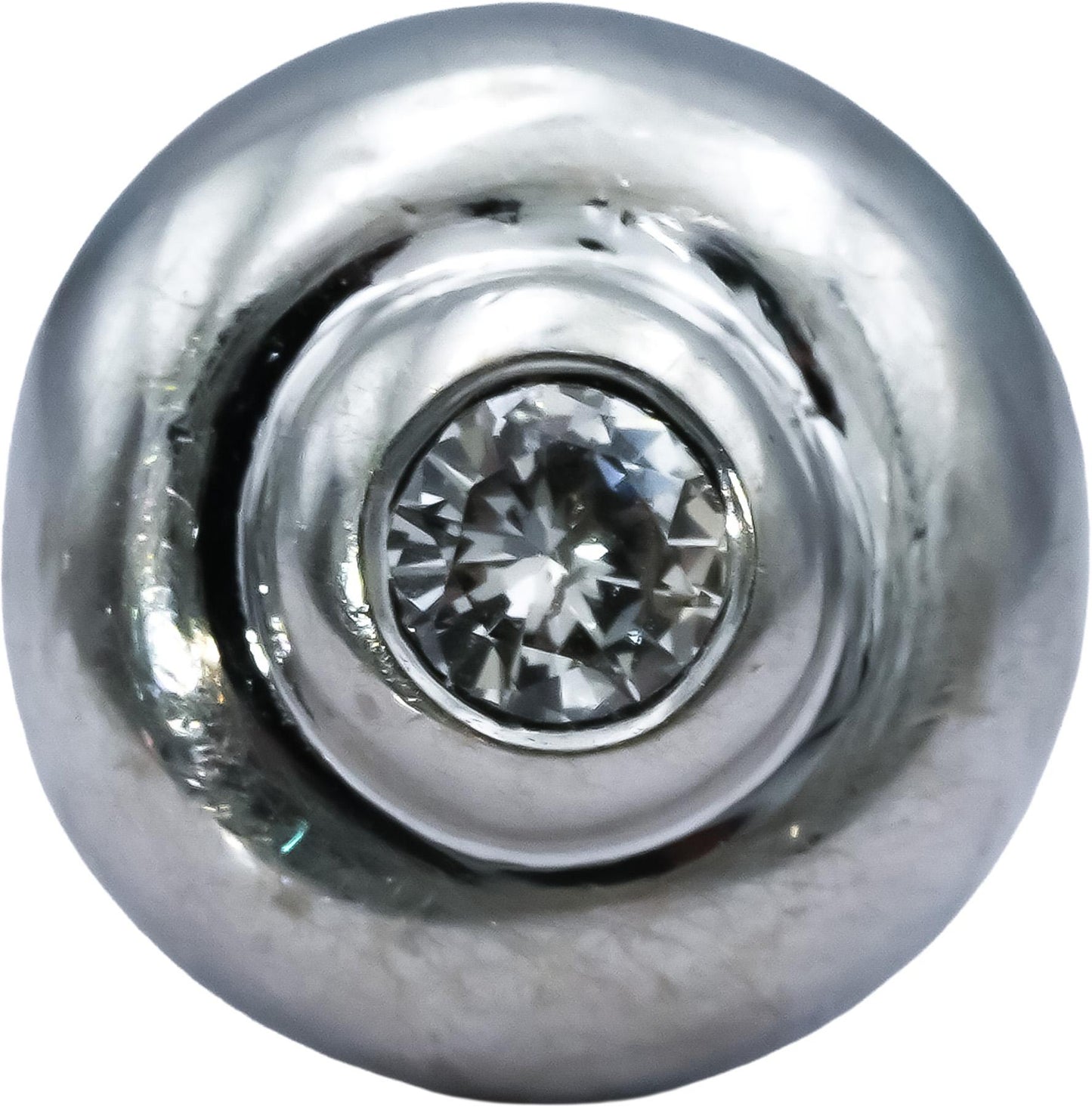 14k White Gold Round Diamond Stud Earrings 0.33CT