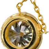 14k Yellow Gold VS Round Lab-Grown Diamond Solitaire Pendant Necklace 1.55CT