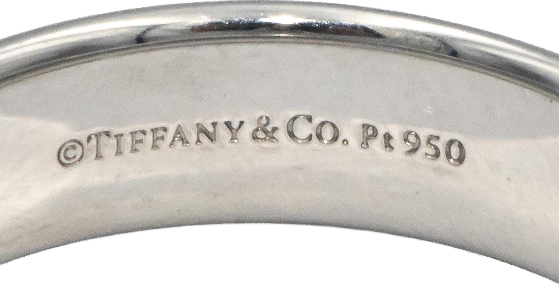 TIFFANY & CO. Platinum 6mm Wide Men's Band Ring Size 10.25 $2900 Retail