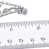 18k & 14k White Gold Estate Jewelry VS Diamond Chandelier Dangle Earrings 4.0CT