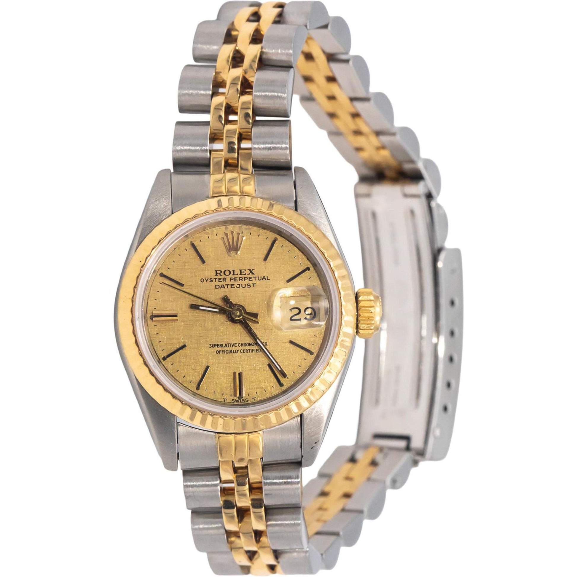 ROLEX Stainless Steel & 18k Gold 69173 Lady-Datejust Automatic Watch