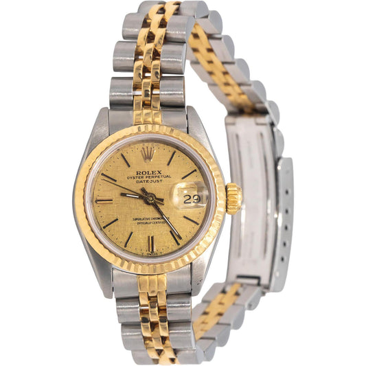 ROLEX Stainless Steel & 18k Gold 69173 Lady-Datejust Automatic Watch