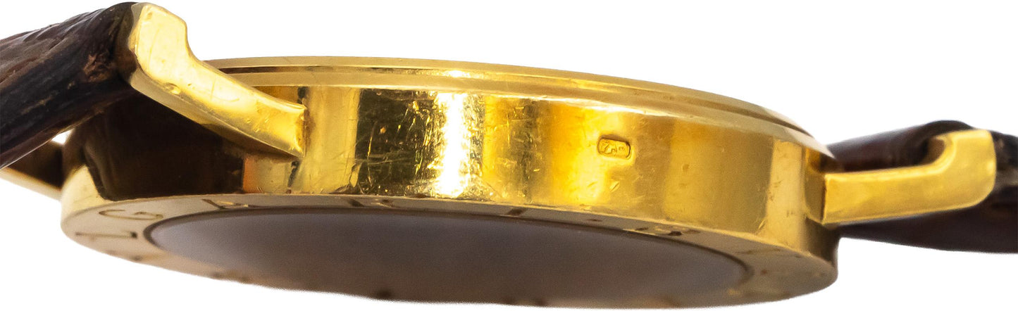 BVLGARI 18k Yellow Gold Classic BB30GL Quartz Watch