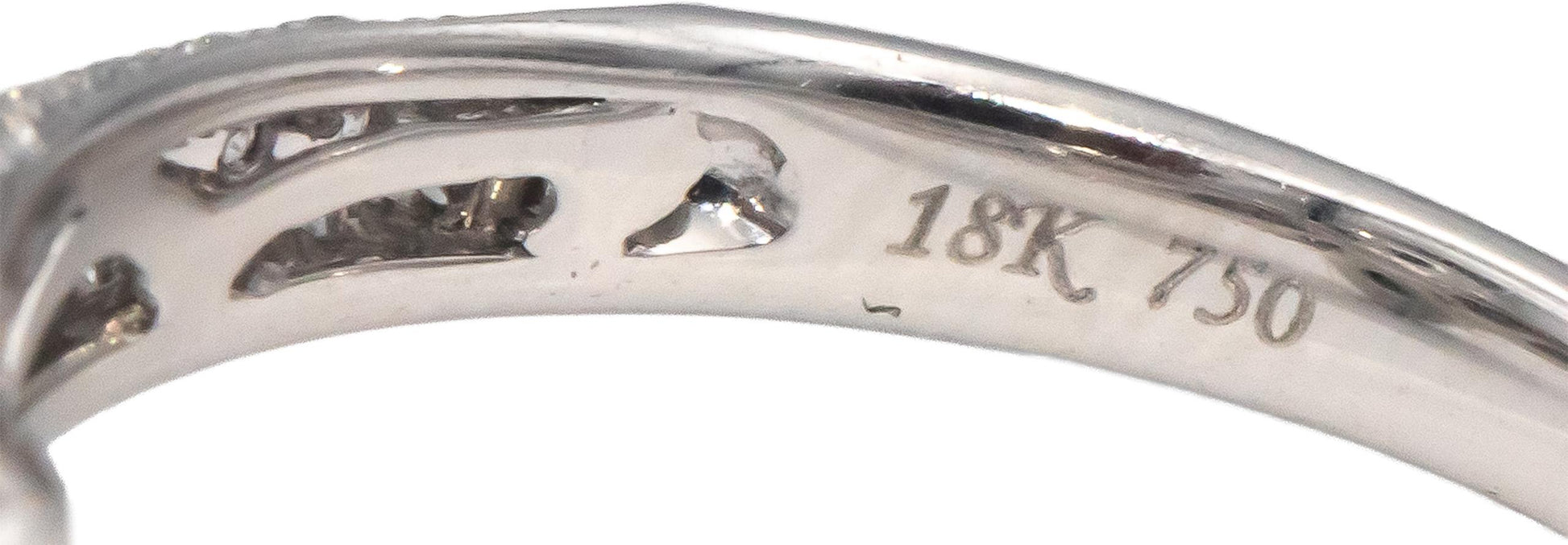 18k White Gold Oval Tourmaline & Round Diamond Cocktail Ring 3.24CT Size 6.5