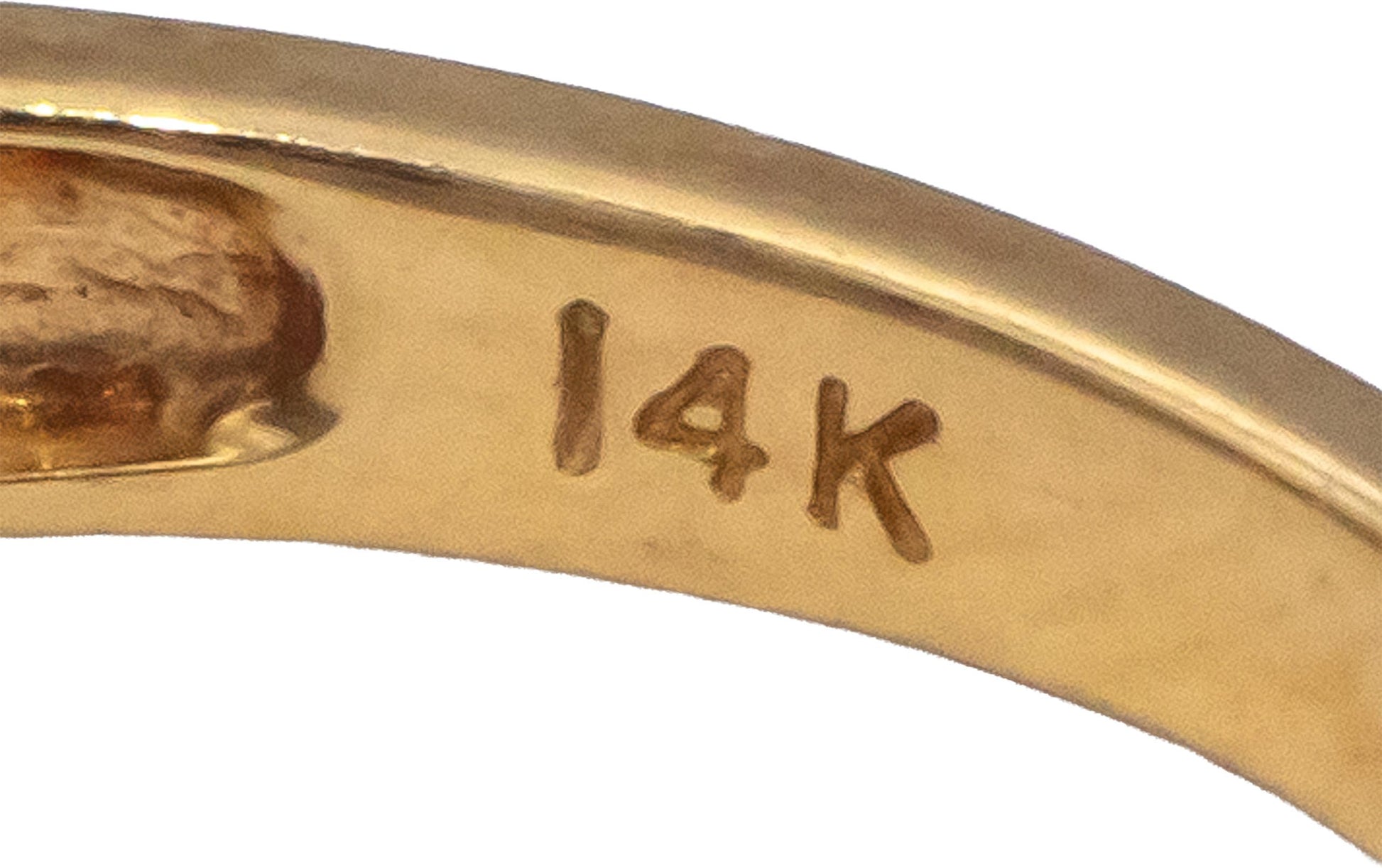 14k Yellow Gold Round Channel Set Diamond Band Ring 0.50CT Size 7.25