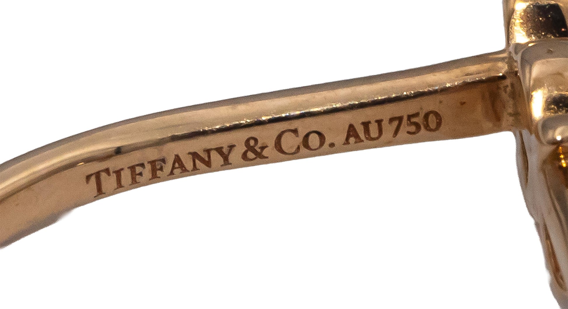 TIFFANY & CO 18k Rose Gold Paloma Picasso Graffiti Arrow Ring Size 3.25