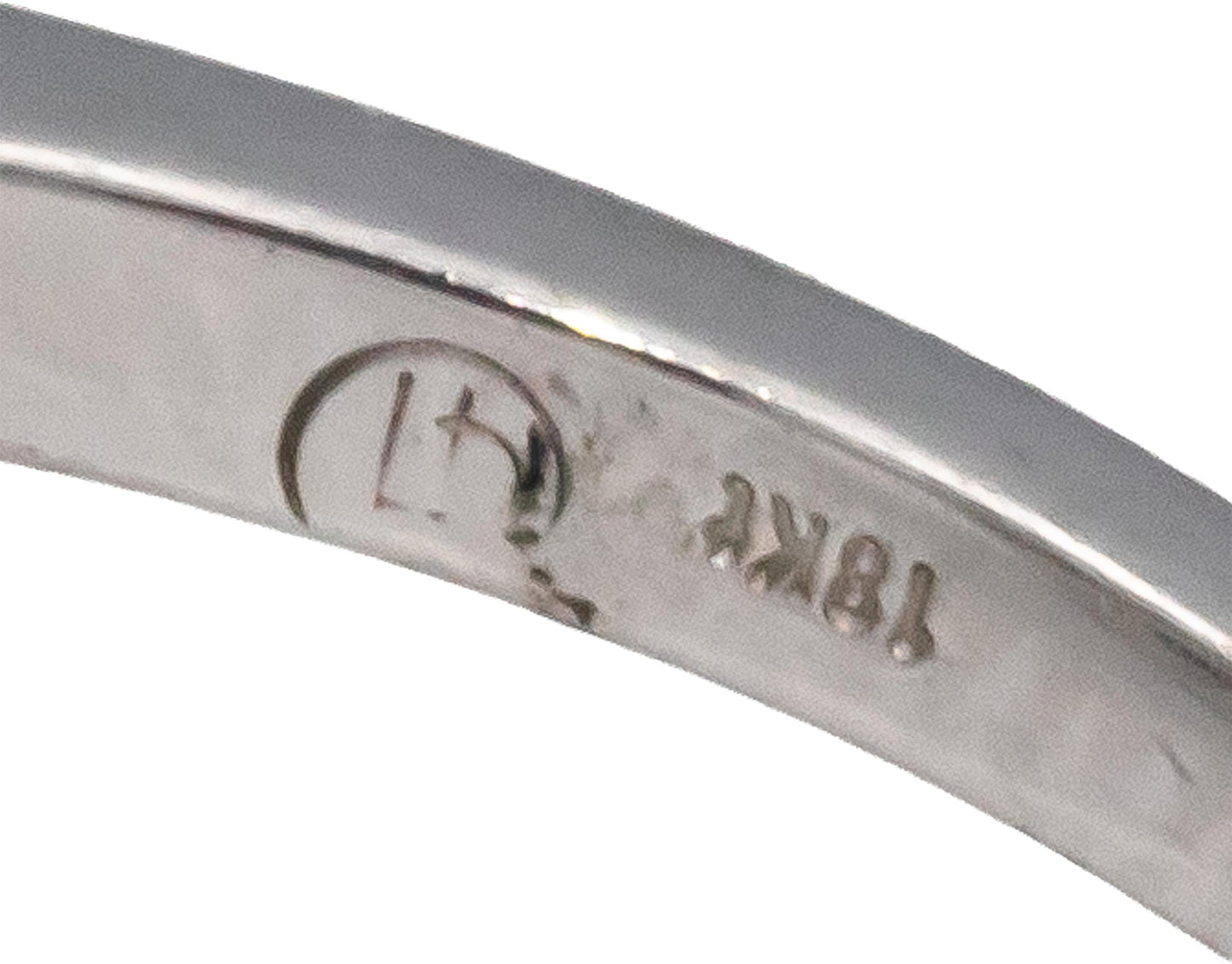 18k White Gold Round Diamond Cluster Cocktail Ring 0.50CT Size 7.5