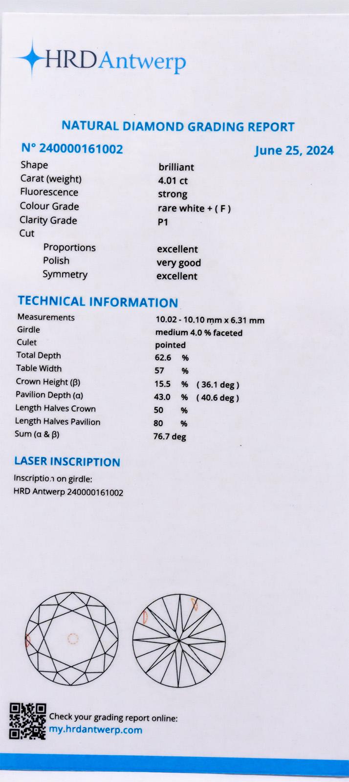 GIA Certified SI2/K Round Brilliant Diamond Loose Stone 4.98CT