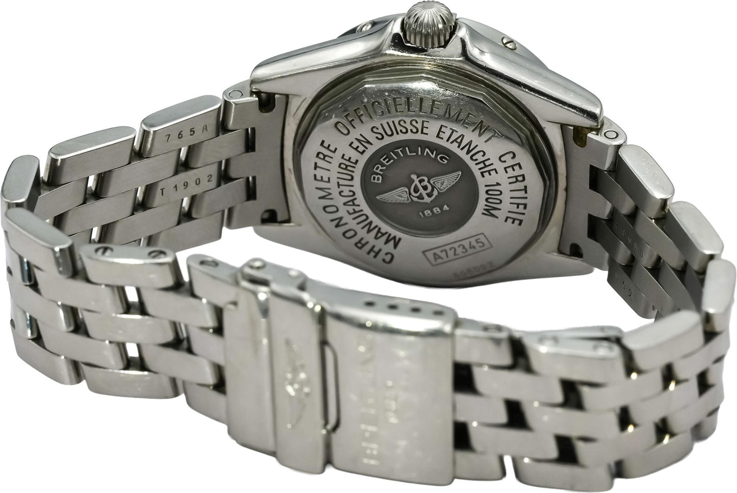 BREITLING Stainless Steel Callistino Factory Bezel Dial Quartz Watch Ref. A72345