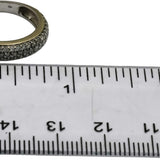 10k White Gold Round Pave Diamond Band Ring 0.50CT Size 6.25
