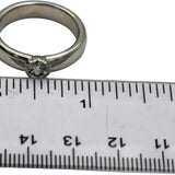 TIFFANY & CO. Platinum Etoile Diamond Engagement Ring 0.51CT Size 8.25 w/ Box