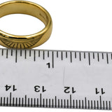 TIFFANY & CO. 1999 18k Yellow Gold 6mm Wide Band Ring Size 9.25