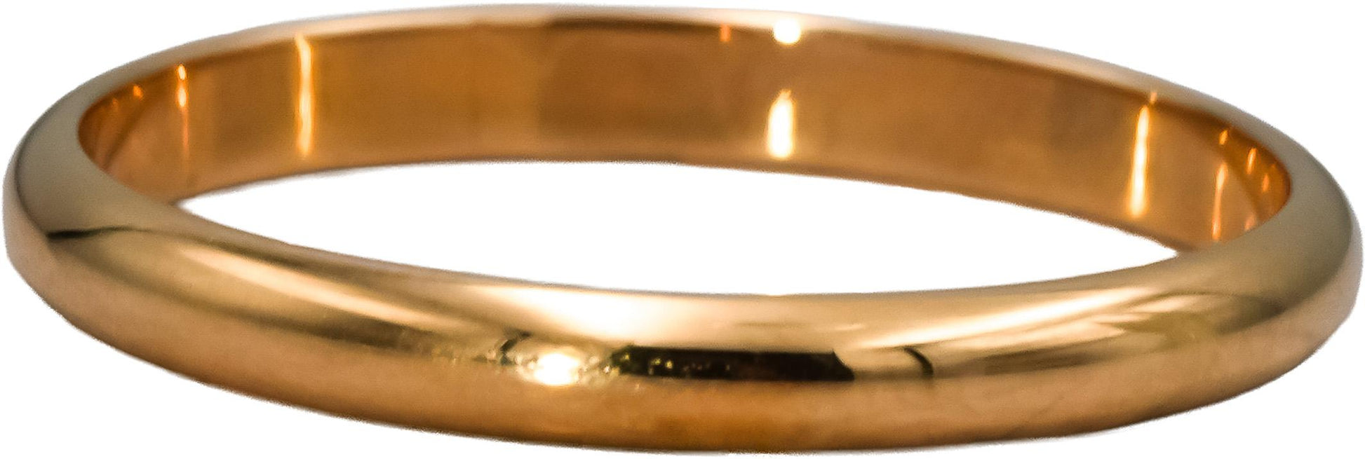 CARTIER 18k Rose Gold 1895 Wedding Band Ring Size 59 w/ Box & Papers