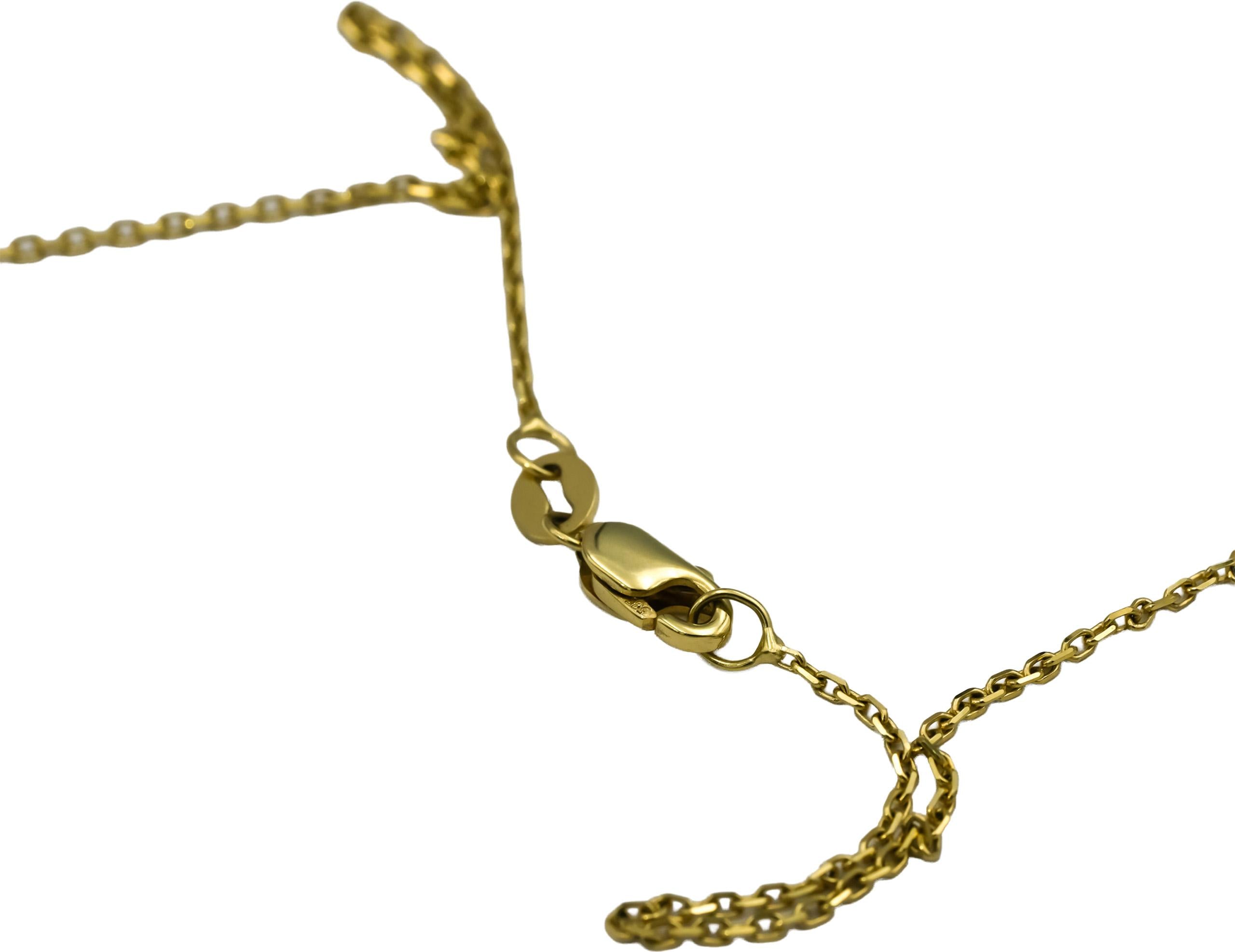 IGI 14k Yellow Gold VS1/E Oval Cut Lab-Grown Diamond Pendant Necklace 2.43CT