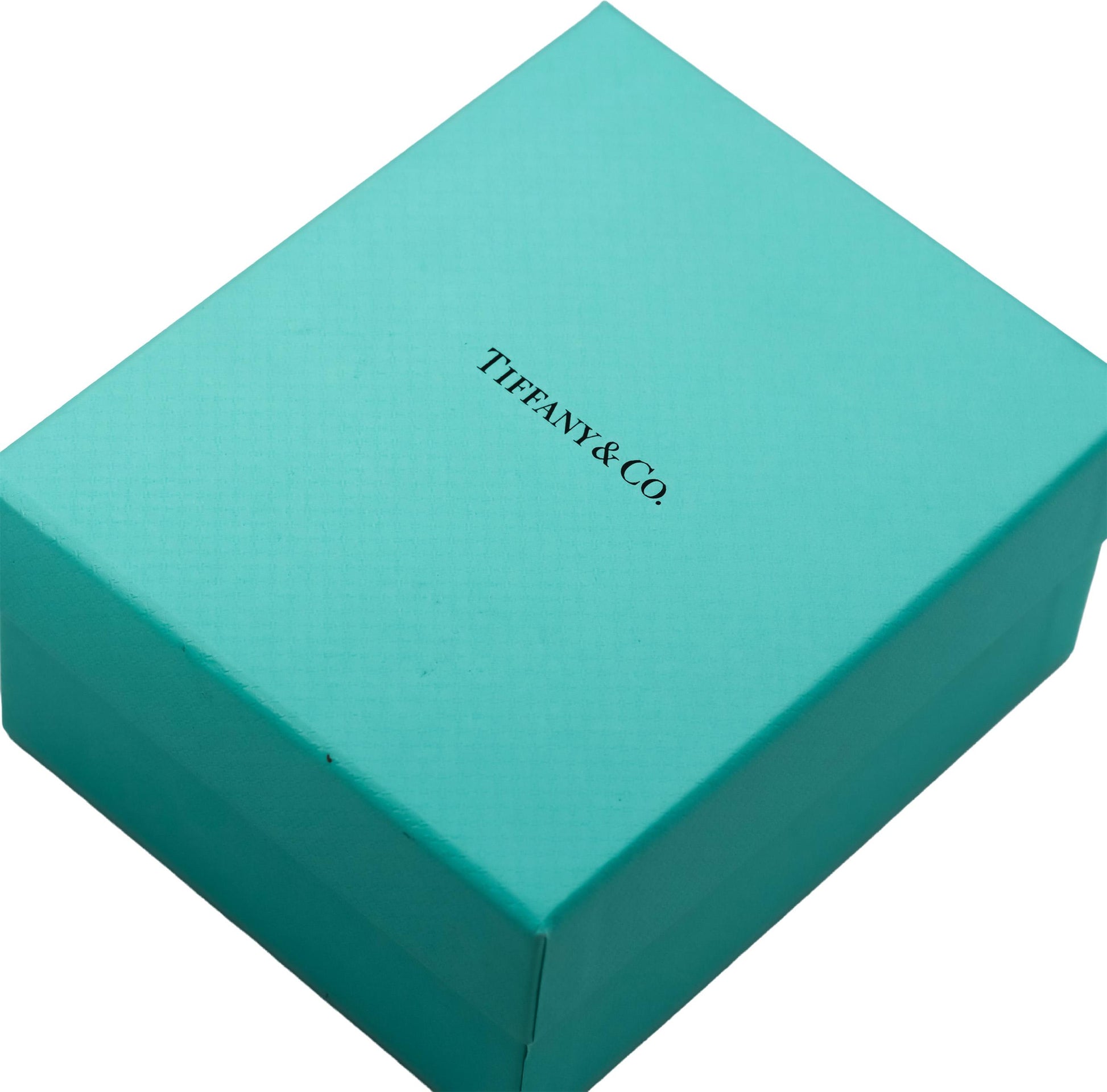 TIFFANY & CO. 18k Yellow Gold Diamond Lock Pendant Necklace 8700 Retail w/ Box