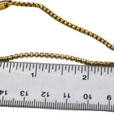 DAVID YURMAN 18k Yellow Gold 2.4mm Wide Box Link Bracelet w/ Box 2500 Retail