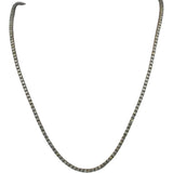 10k White Gold Round Prong Set Diamond Tennis Necklace 9.65CT