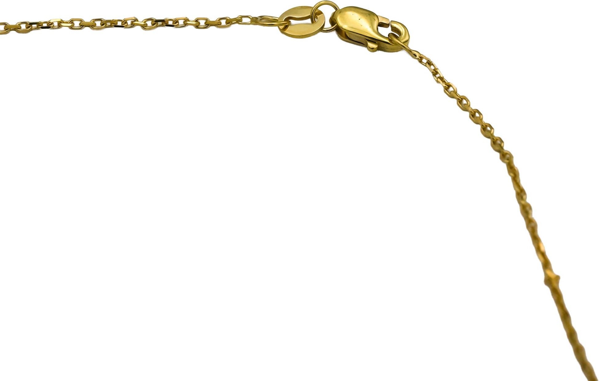 14k Yellow Gold VS Round Lab-Grown Diamond Solitaire Pendant Necklace 1.55CT