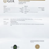 GIA Certified Platinum Diamond & Green Sapphire Cocktail Ring 4.59CT Size 6.75