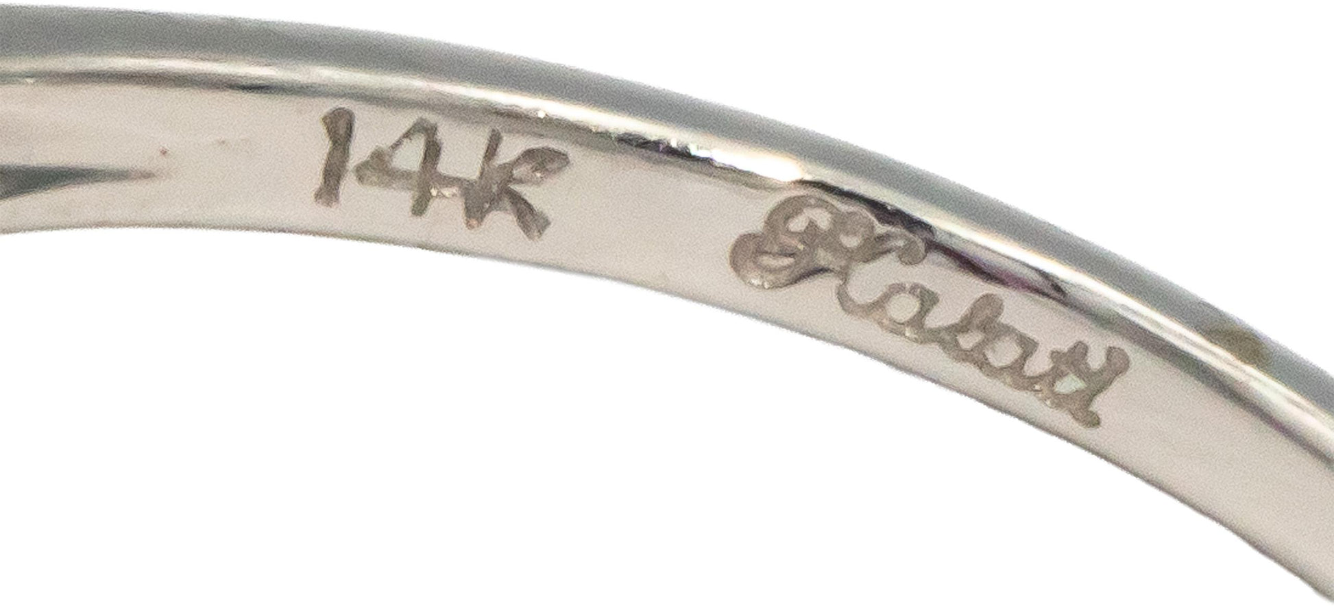 KALATI Designer 14k White Gold 1.60CT Diamond and Pink Sapphire Ring Size 7