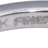 10k White Gold Round Diamond Wedding Band Stacking Ring 0.10CT Size 5