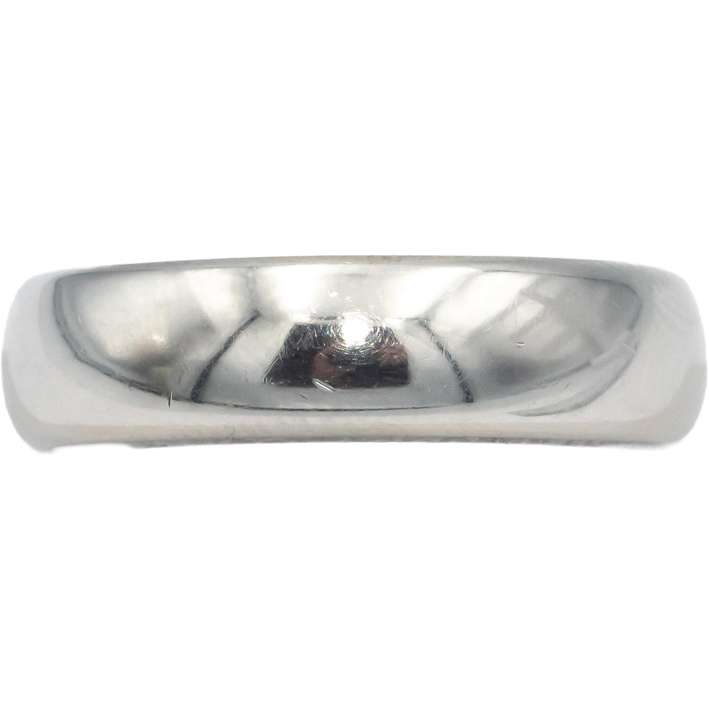 TIFFANY & CO. Platinum 6mm Wide Men's Band Ring Size 10.25 $2900 Retail