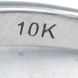 10k White Gold Round Diamond Cluster Cocktail Ring 0.75CT Size 7