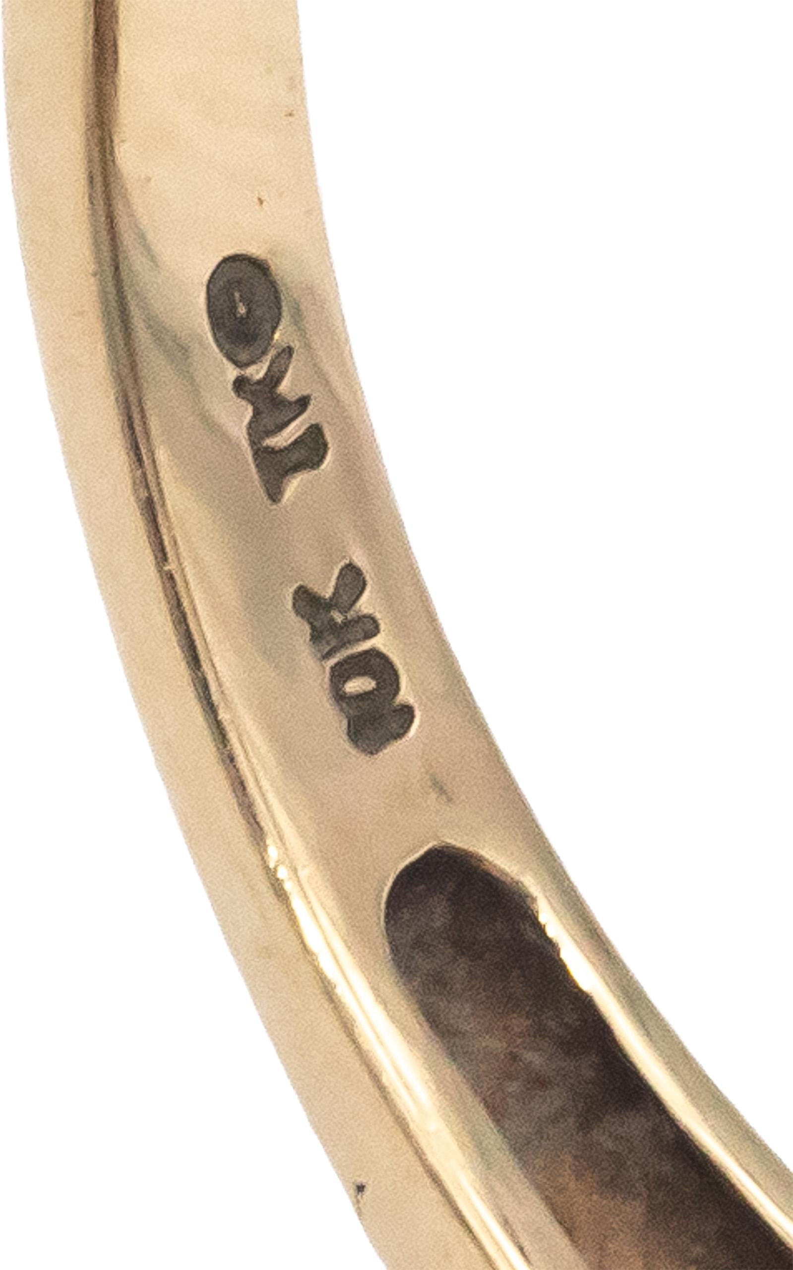 10k Yellow Gold Jewelry 1.35CT Diamond and Sapphire Cocktail Ring Size 8